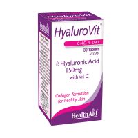 Health Aid HyaluroVit Υαλουρονικό Οξύ Με Βιταμίνη C 30 Ταμπλέτες