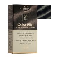 Apivita My Color Elixir Μόνιμη Βαφή Μαλλιών 6.18 Ξανθό Σκούρο Σαντρέ Περλέ