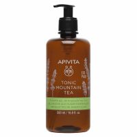 Apivita Tonic Mountain Tea Αφρόλουτρο με Αιθέρια Έλαια και Τσάι του Βουνού Eco Pack 500ml