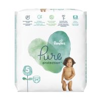 Pampers Pure Protection Πάνες No5 11kg+ 24τμχ