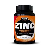 QNT Zinc Συμπλήρωμα Διατροφής Για Υγιές Ανοσοποιητικό Σύστημα 100 Κάψουλες