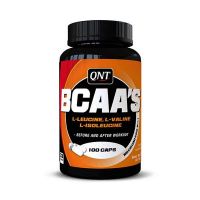 QNT BCAA'S Συμπλήρωμα Διατροφής Για Μυϊκη Συντήρηση & Απόδοση Πριν & Μετά Την Άσκηση 100 Κάψουλες