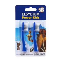 Elgydium Power Kids Ice Age Ανταλλακτικά Κεφαλής Μπλέ 2τμχ