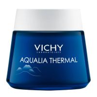 Vichy Aqualia Thermal Night Spa Ενυδατική Κρέμα Προσώπου Νύχτας & Μάσκα 2 Σε 1 Για Ευαίσθητο/Αφυδατωμένο Δέρμα 75ml