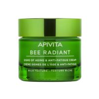 Apivita Bee Radiant Κρέμα Προσώπου Πλούσιας Υφής Για Σημάδια Αντιγήρανσης & Ξεκούραστη Όψη Για Ξηρές Επιδερμίδες 50ml