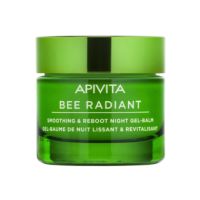 Apivita Bee Radiant Gel-Balm Προσώπου Νυκτός για Λείανση & Αναζωογόνηση 50 ml