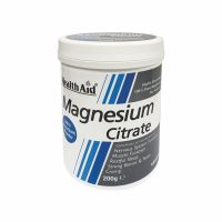 Health Aid Magnesium Citrate Σκόνη Κιτρικού Μαγνησίου 200gr