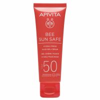 Apivita Bee Sun Safe Αντηλιακή Ενυδατική Κρέμα Τζελ Προσώπου με Θαλάσσια Φύκη και Πρόπολη Spf50 50 ml