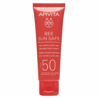 Apivita Bee Sun Safe Αντηλιακή Κρέμα Προσώπου κατά των Πανάδων & των Ρυτίδων Με Θαλάσσια Φύκη & Πρόπολη Spf50 50ml
