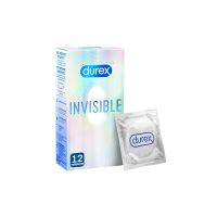 Durex Invisible Εξαιρετικά Λεπτά Προφυλακτικά 12τμχ