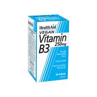 HealthAid Vitamin B3 Συμπλήρωμα Διατροφής για την Υγεία του Νευρικού Συστήματος 250mg 90 ταμπλέτες
