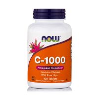 Now Foods C-1000 Vitamin C με Καρπούς Άγριας Τριανταφυλλιάς Βραδείας Αποδέσμευσης 100 ταμπλέτες