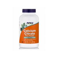 Now Calcium Citrate Pure Powder Συμπλήρωμα Διατροφής με Κιτρικό Ασβέστιο για Υγιή Οστά & Δόντια 227gr