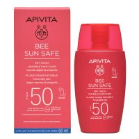 Apivita Bee Sun Safe Dry Touch Λεπτόρρευστη Αντηλιακή Κρέμα Προσώπου Spf50 50 ml