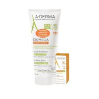 A-Derma Set με Exomega Control Baume Μαλακτικό Βάλσαμο 200ml & Δώρο Protect A.D Cream Αντηλιακή Κρέμα Spf50+ 5ml