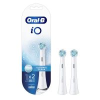 Oral-B iO Ultimate Clean White Ανταλλακτικά Ηλεκτρικής Οδοντόβουρτσας 2τμχ
