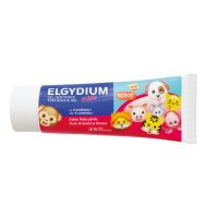 Παιδική Φθοριούχος Οδοντόπαστα Τζελ με γεύση Φράουλα Elgydium Kids Emoji 1000ppm 50 ml