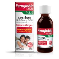 Vitabiotics Feroglobin Liquid Plus Συμπλήρωμα Διατροφής Σιδήρου 200 ml