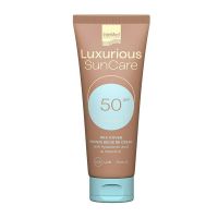 Luxurious Sun Care Silk Cover Αντηλιακή Κρέμα Προσώπου Με Χρώμα Spf50 Bronze 75ml