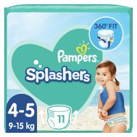 Pampers Splashers Πάνες-Μαγιό No4-5 9-15kg 11 τμχ
