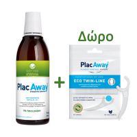 Plac Away Set με Daily Care Mild 500 ml και Δώρο Plac Away Eco Twin-Line 30 τμχ