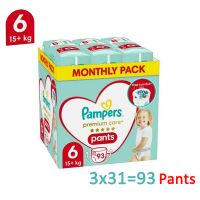 Pampers Premium Care Pants Jumbo Pack No6 15+kg 3x31 τμχ