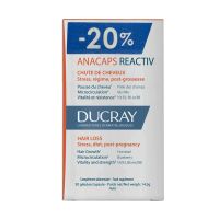 Ducray Anacaps Reactiv Συμπλήρωμα Διατροφής για Μαλλιά & Νύχια 30 Κάψουλες -20%