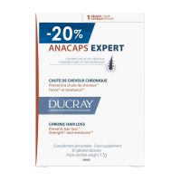 Ducray Anacaps Expert Συμπλήρωμα Διατροφής κατά της Χρόνιας Τριχόπτωσης 30 κάψουλες -20%