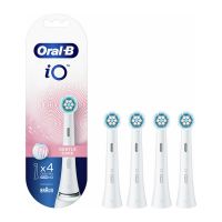 Oral-B iO Gentle Care White Ανταλλακτικά Ηλεκτρικής Οδοντόβουρτσας 4 τμχ