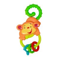 Lorelli Baby Care Μασητικό με Κουδουνίστρα, Μαϊμουδάκι 0m+