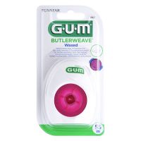 GUM ButlerWeave Waxed Κερωμένο Οδοντικό Νήμα 55 m