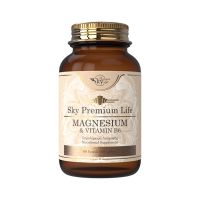 Sky Premium Life Magnesium 362 mg και Vitamin B6 60 Ταμπλέτες