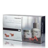 Frezyderm Age Repair Set Σύστημα Αντιγήρανσης & Επανόρθωσης Προσώπου-Λαιμού με Κάψουλες Ρετινόλης & Ελιξήριο Νεότητας 25 caps + 15 ml