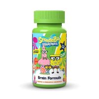 SpongeBob Brain Formula Παιδικές Βιταμίνες για Ενίσχυση της Πνευματικής Απόδοσης 3-12 ετών 60 μασώμενα δισκία
