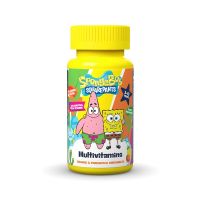 SpongeBob Multivitamin Παιδικές Πολυβιταμίνες 3-7 ετών 60 μασώμενα δισκία