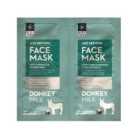 Bodyfarm Donkey Milk Αντιρυτιδική Μάσκα Προσώπου με Γάλα Γαϊδούρας 2x8 ml