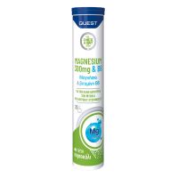 Quest Συμπλήρωμα Διατροφής Magnesium 300mg + B6 20 αναβράζοντα δισκία