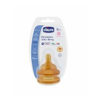 Chicco Well-Being Θηλή Καουτσούκ Ρυθμιζόμενης Ροής 2m+ 2 τμχ