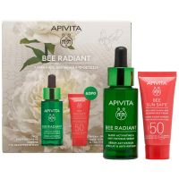 Apivita Set με Bee Radiant Ορός Ενεργοποίησης Λάμψης για Ξεκούραστη Όψη 30 ml και Δώρο Bee Sun Safe Αντηλιακή Κρέμα Προσώπου 15 ml