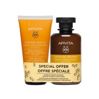 Apivita Set με Intense Repair Σαμπουάν Θρέψης & Επανόρθωσης 250 ml και Κρέμα Μαλλιών 150 ml
