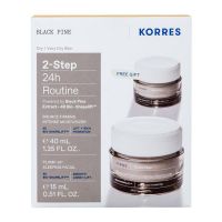 Korres Set με Black Pine Κρέμα Ημέρας για Σύσφιγξη & Lifting για Ξηρές/Πολύ Ξηρές Επιδερμίδες 40 ml & Δώρο Black Pine Κρέμα Νυκτός 15 ml