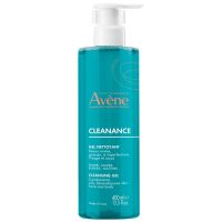 Avene Cleanance Τζελ Καθαρισμού Προσώπου/Σώματος Για Λιπαρή Επιδερμίδα Με Ατέλειες 400ml