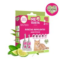 Me Gusta Repellent Spot-On for Cats Εντομοαπωθητικές Πιπέτες 2 x 1.5 ml