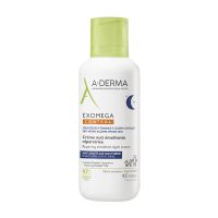 A-Derma Exomega Control Repairing Emollient Night Cream Επανορθωτική Μαλακτική Κρέμα Νυκτός 400 ml