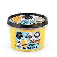 Organic Shop Θαλασσινό Αλάτι Scrub Σώματος Κατά της Κυτταρίτιδας με Καρύδα και Πορτοκάλι 250 ml