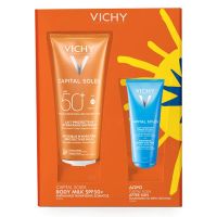 Vichy Capital Soleil Set με Invisible Hydrating Protective Milk Spf50+ 300 ml και Δώρο Capital Soleil After Sun Milk 100 ml