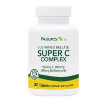 Natures Plus Super C Complex 1000mg Συμπλήρωμα Διατροφής Βιταμίνης C 30 caps