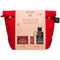 Apivita Beevine Elixir Set με Αντιρυτιδική Κρέμα Πλούσιας Υφής 50 ml και Δώρο Ορός Ενεργοποίησης 10 ml & Αφρός Καθαρισμού 75 ml