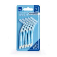 Intermed Ergonomic InterBrush Μεσοδόντια Βουρτσάκια 0.6 mm Γαλάζια 5 τμχ