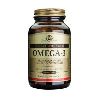 Solgar Double Strength Omega-3 from Cold Water Fish Oil Concentrate 60 Μαλακές Κάψουλες